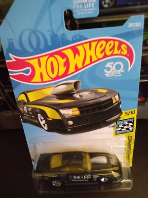 '10 Pro Stock Camaro Hot Wheels 2017 Speed Graphics 5/10 Moon Eyes Black 202/365