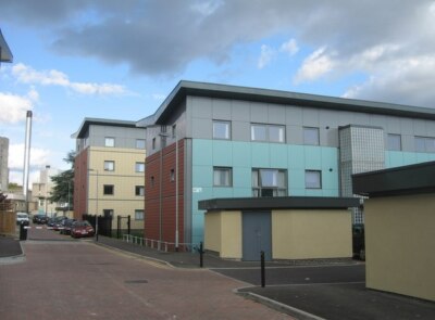 Foto 6x4 Hamble House & Dever House Basingstoke Hamble (hellblau) Dev c2008