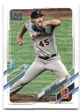 Buck Farmer 2021 Topps Baseball #158 Detroit Tigers