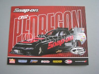 CRUZ PEDREGON 2024 SNAP-ON TOOLS FUNNY CAR 8.5x11 NHRA DRAG