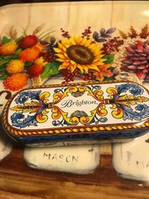 Brighton Sunglasses Glasses Protective Metal Case Bohemian Ornate