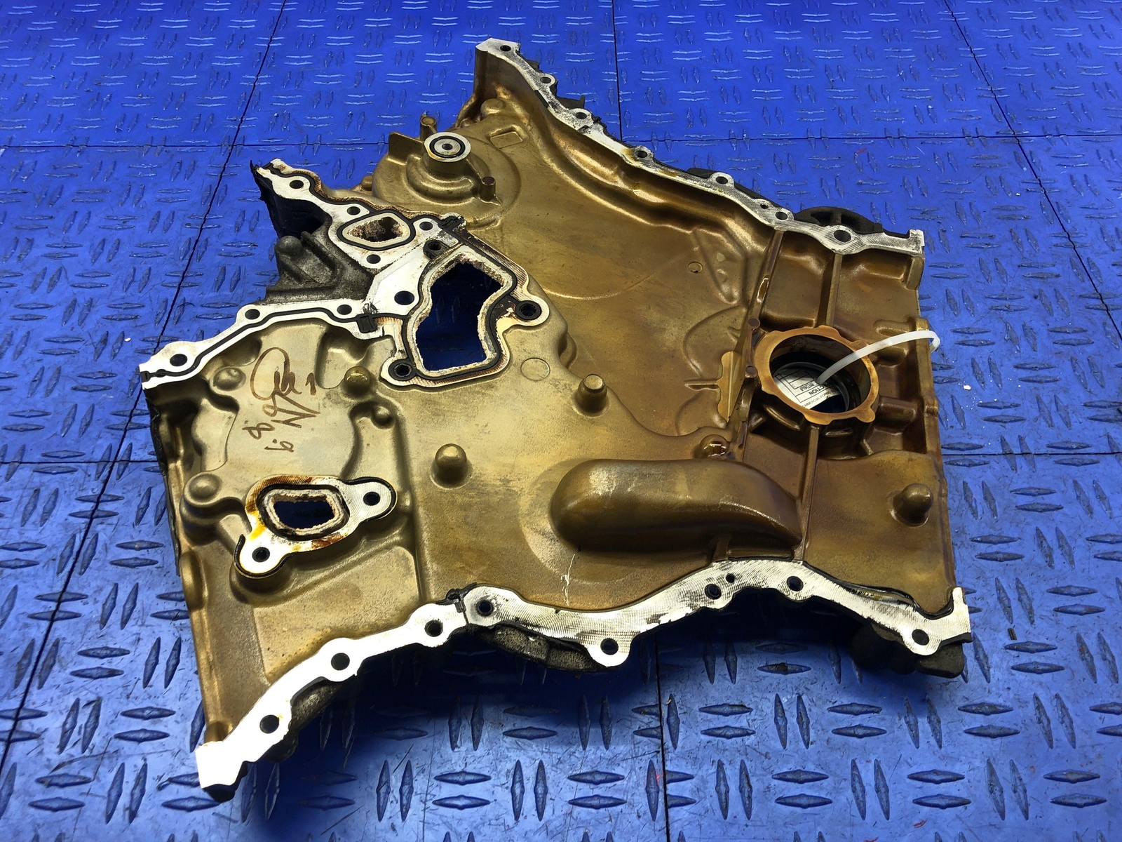 2014-2017 MASERATI GHIBLI FERRARI F160 3.0L ENGINE TIMING CHAIN COVER OEM 2015