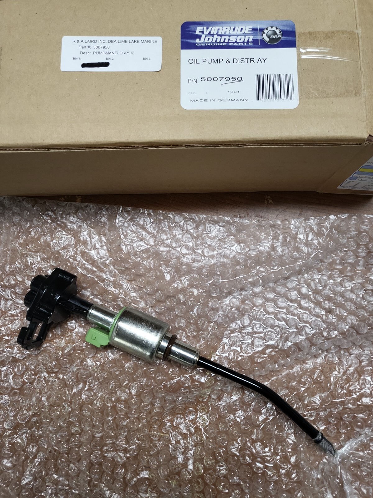 Evinrude Etec Oil Pump & Distributor Assembly 5007950 eBay