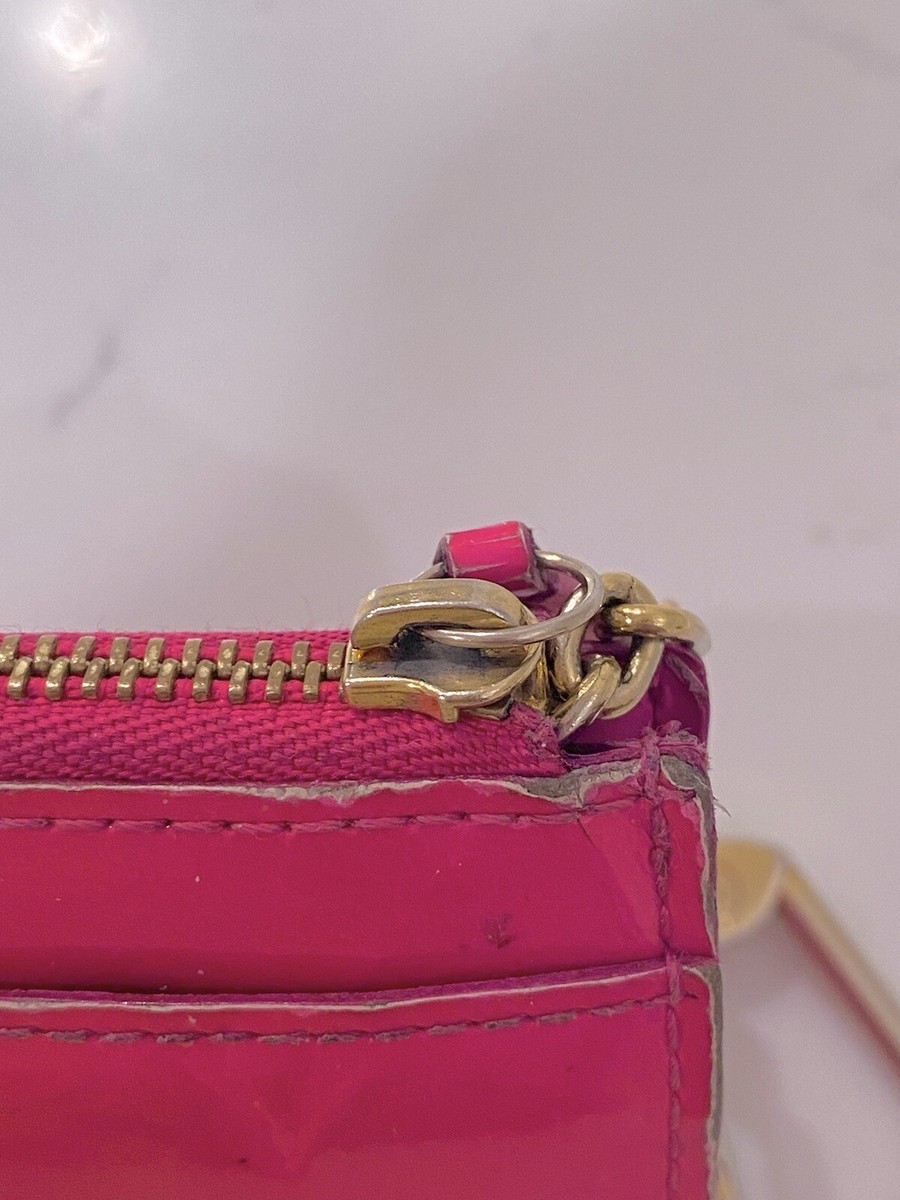 Authentic Louis Vuitton Rose Pop Hot Pink LV Monogram Cles