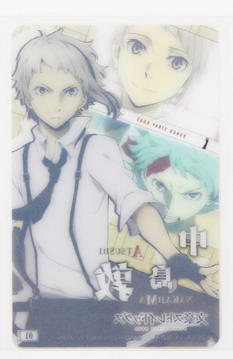 Bungo Stray Dogs Clear Kira Card Collection No.01 Atsushi Nakajima