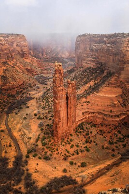 Canyon de Chelly Photography Print: Arizona Spider Rock Western Canyon Photo