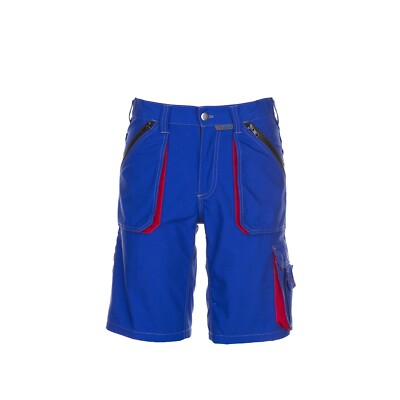 Planam Basalt Shorts 2841 blau/rot kurze Arbeitshose Arbeitskleidung
