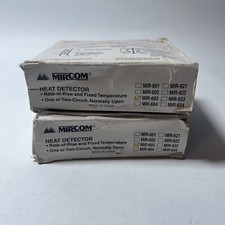LOT OF 2 NEW Mircom MIR-603 MIR 603 MIR603 Heat Detector - Fire Alarm Part