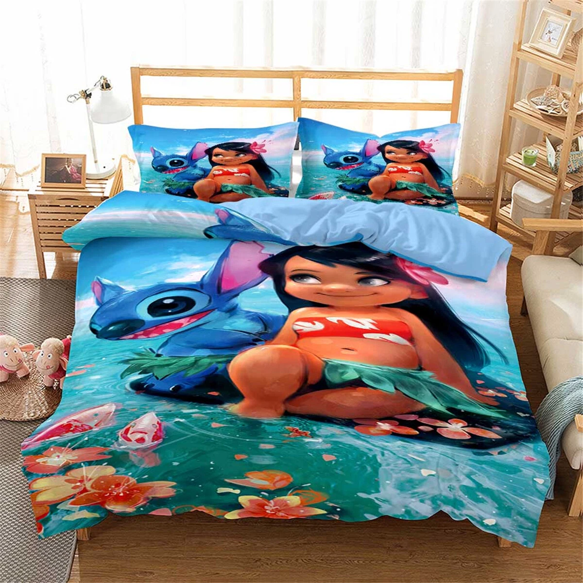 Lilo & Stitch Bedding Set, Gift for Friends