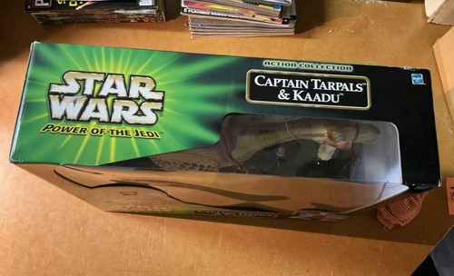STAR WARS ACTION FIGURE: Captain Tarpals & Kaadu Power Of The Jedi, New In Box - Picture 3 of 6