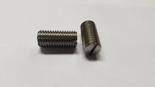 3/8” BSF Snag / Grub Screw slotted both ends 20mm long in 304 stainless steel x2