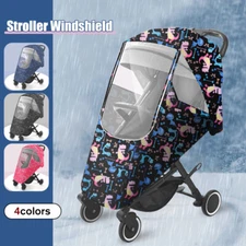 Universal Stroller Rain Cover Windproof Oxford U Zipper Dustproof Stroller Cover