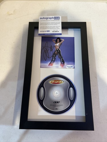 KATY PERRY SIGNED AUTOGRAPH FRAMED CD DISPLAY ACOA 143 ALBUM