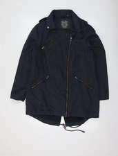 Label Lab Womens Blue Jacket Size 10 Zip