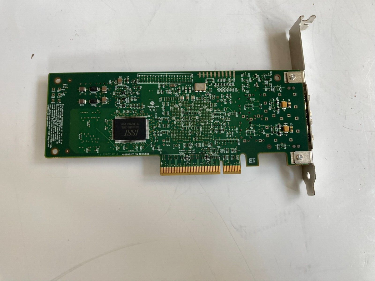 Dell - QL41112HFCU-DE Dual Port SFP+ 10GB/s High Profile PCIe Fiber Channel Adapter Used 5252w
