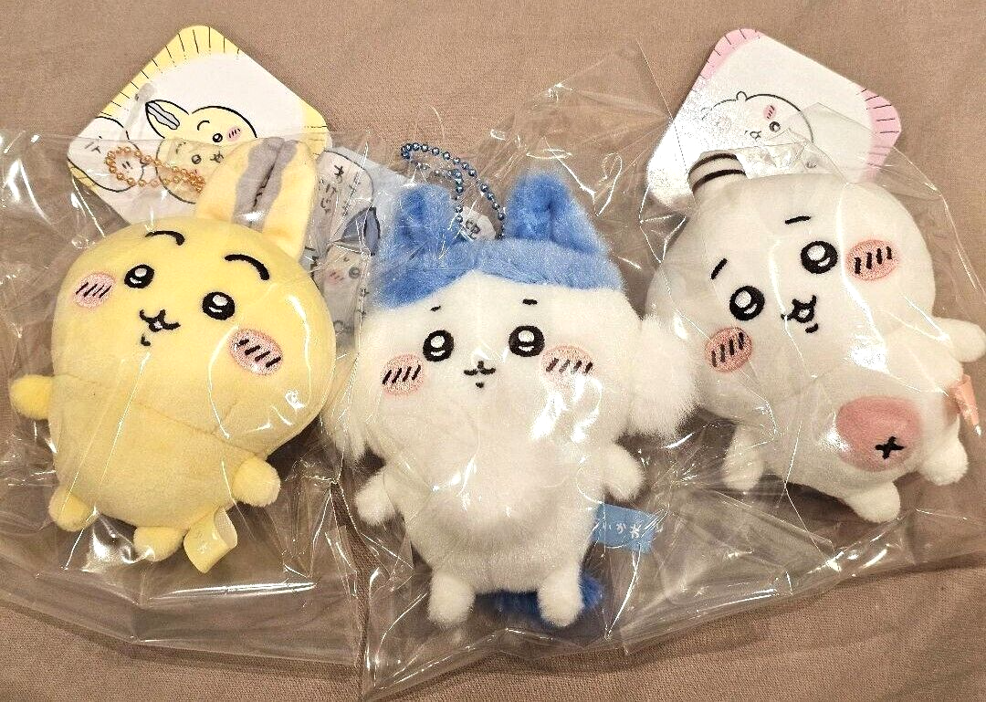 Chiikawa Parallel World Mini Mascot 3 Set Plush Doll Hachiware
