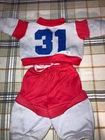 Vintage Cabbage Patch Kids/Doll Clothes -Gray/Red #31 Sweatsuit  (254)