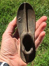 Antique Shoe Last for Cobbler Stand Cast Iron Child Size Shine Repair 2