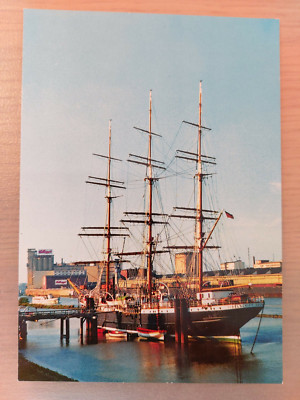 Postcard sailing ship training ship Germany free Hanseatic city of Bremen 09.06.91_7