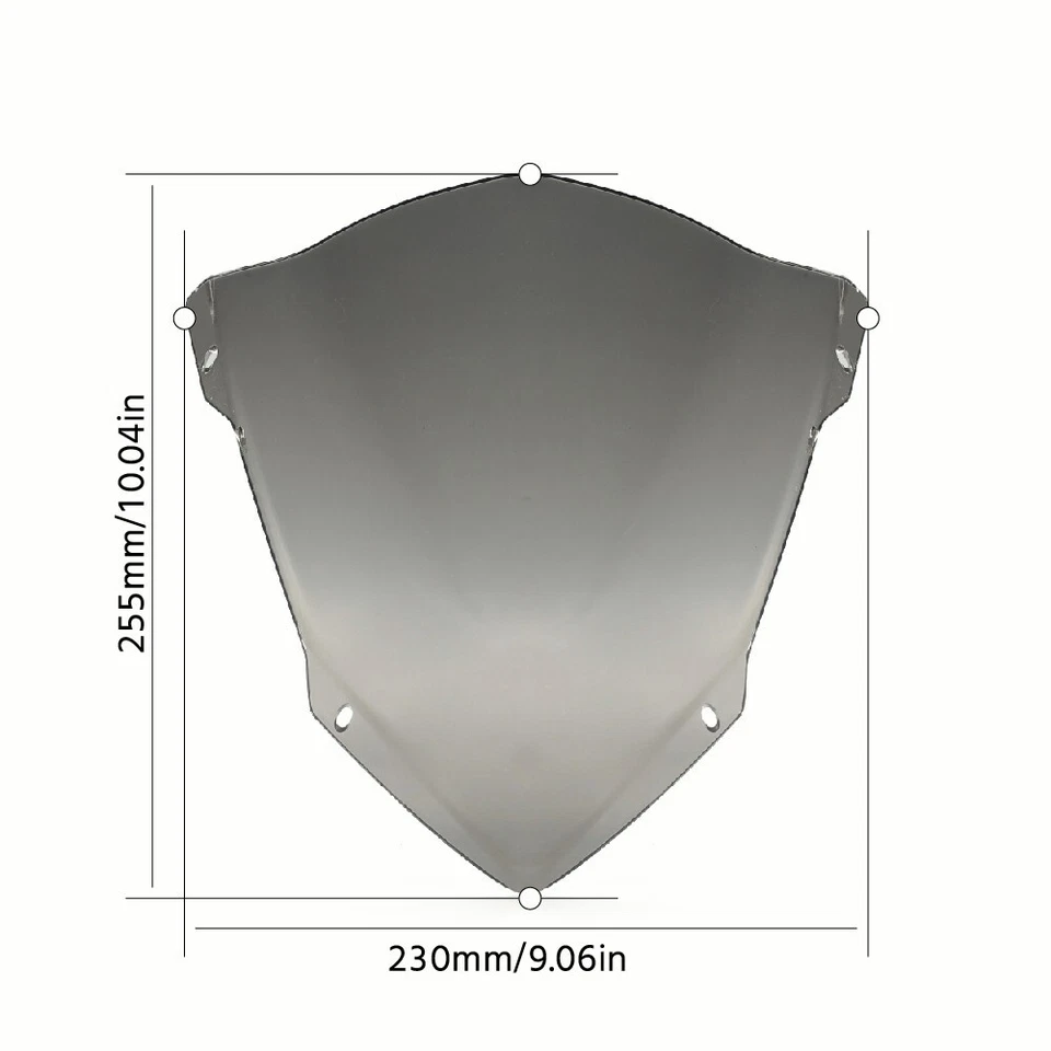 Parabrisas Parabrisas con Soporte de Montaje Humo para KAWASAKI Z125 Pro BR125 2021 Foto 2 de 4
