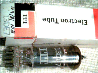 Vacuum Tube 1ea NIB 13DE7 ITT  tstd VG amp radio amplifier ham