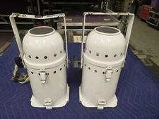 White Altman Par 46 Par Can Fixture P46 W/ 20A Bates Plug