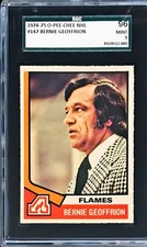 1974 O PEE CHEE OPC Bernie Boom Boom Geoffrion #147 SGC 9 MINT 