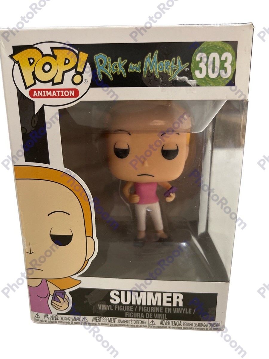New In Box Funko Pop Animation Rick And Morty Summer Vinyl