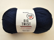 Big Twist Value POUND PLUS Yarn - NAVY - Dye Lot 44/6560 - 17.6oz
