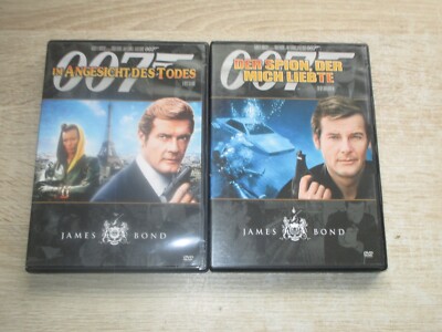 James Bond 007 Roger Moore  2 DVD Sammlung Im Angesicht des Todes + Der Spion...