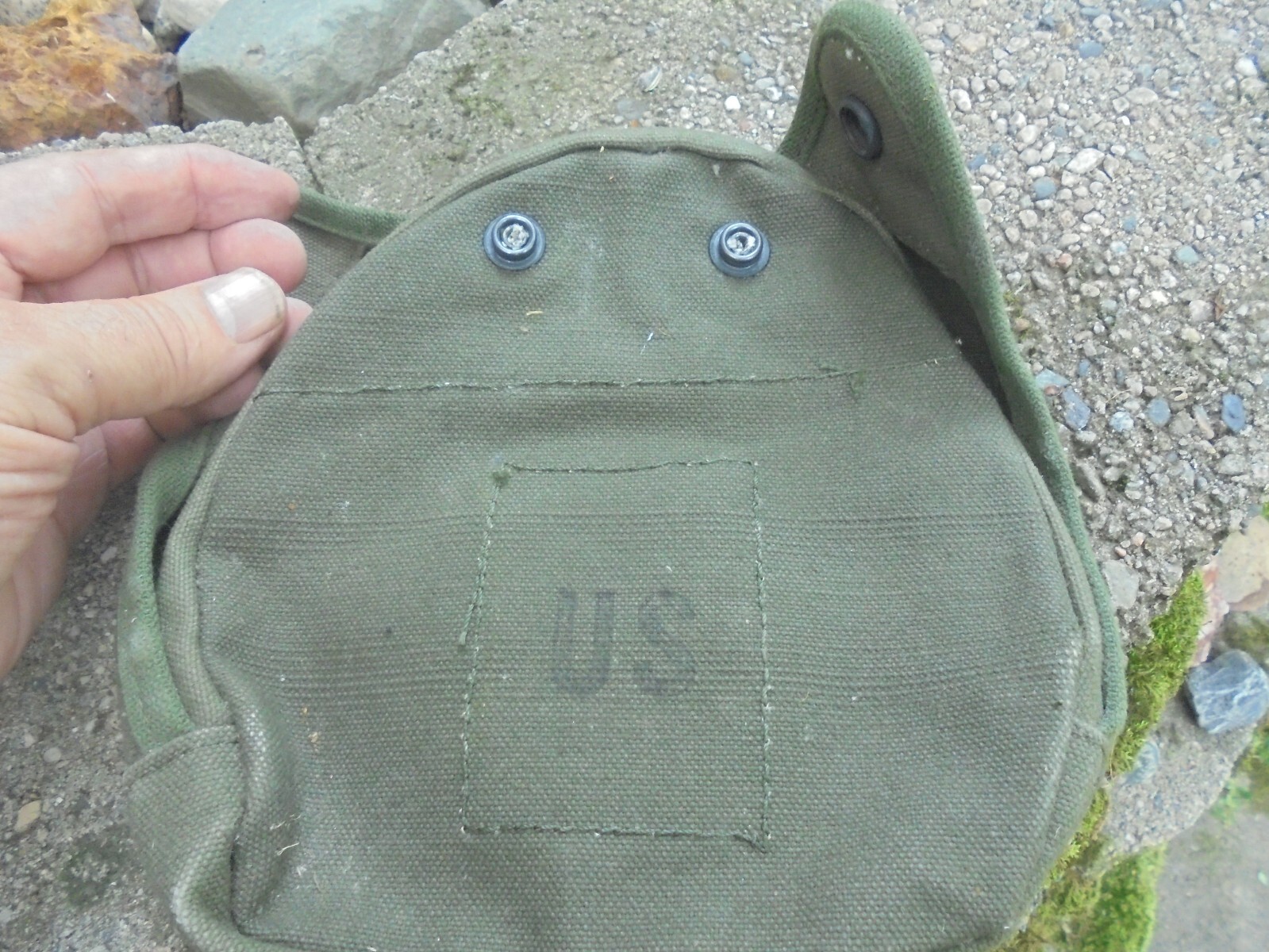 Vintage U. S. Army Canteen Canvas Pouch