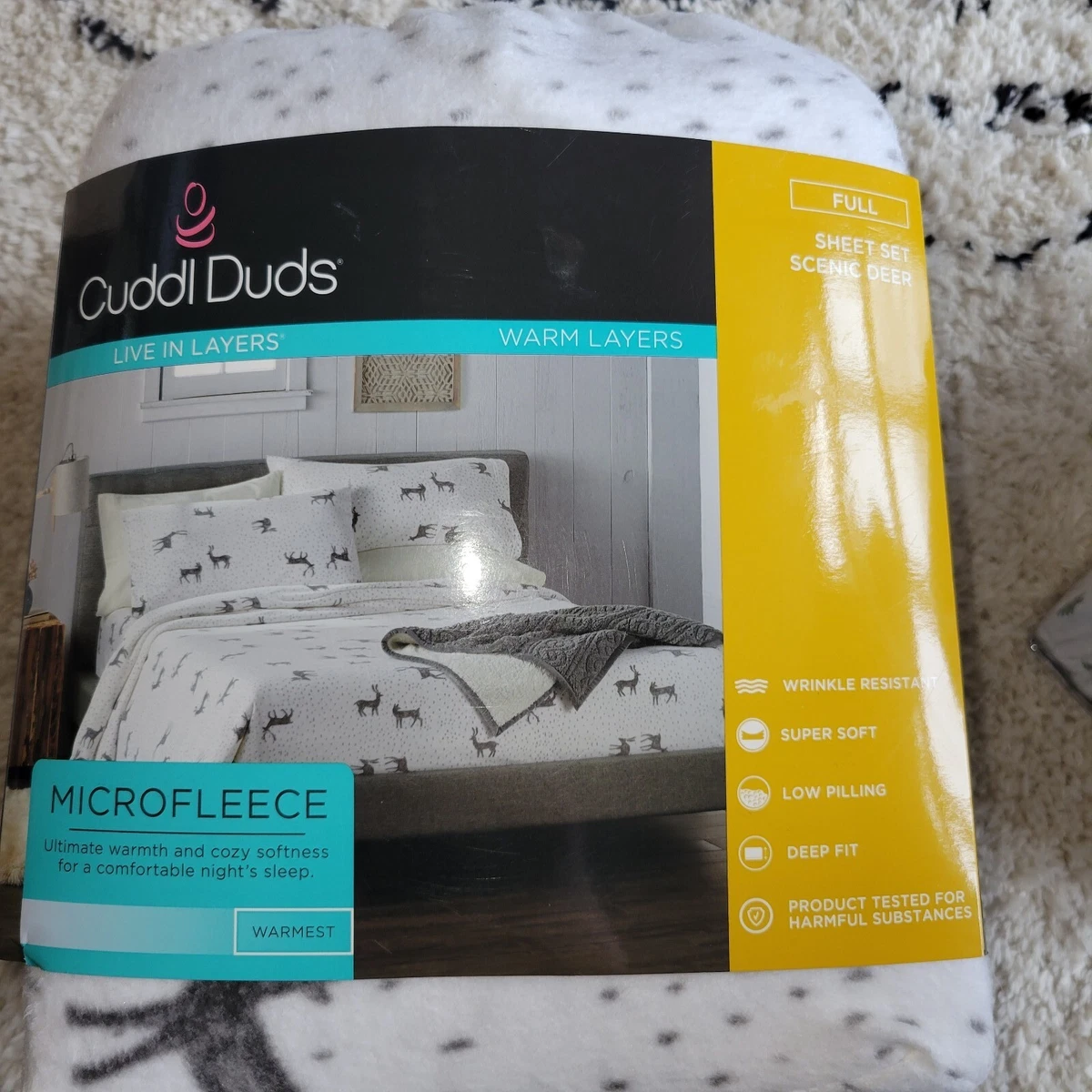 Cuddl duds microfleece sheets hotsell