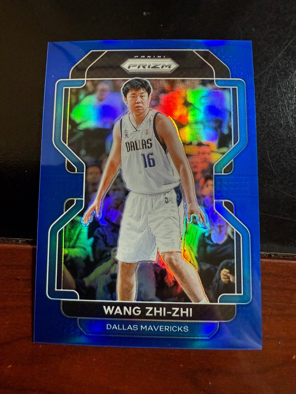 2021-22 Panini Prizm WANG ZHI-ZHI True BLUE #'d/199 - DALLAS MAVERICKS
