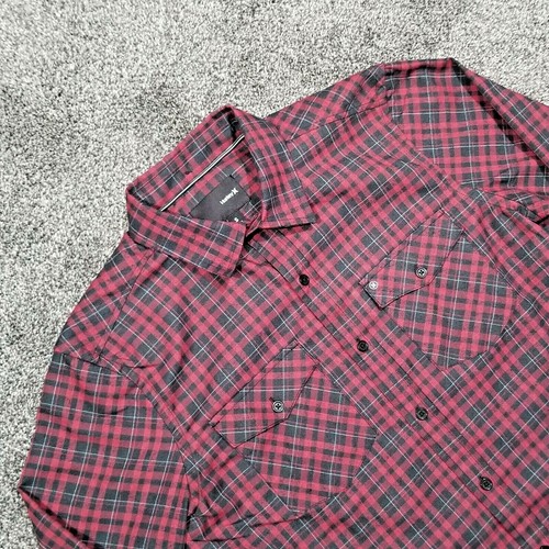 Hurley Men's Nike Dri-FIT Plaid Woven 