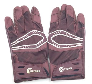maroon receiver gloves
