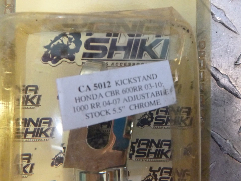 Soporte lateral Kick 03 - 10 HONDA CBR 600 RR y 04 - 07 1000 RR cromado Billet NUEVO EE. UU. Foto 3 de 4