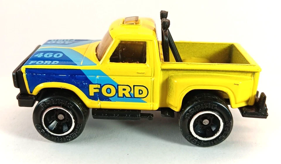 Matchbox Superfast MB53 Ford Flareside Pick-Up 1981 Yellow Blue MIB - Image 2 of 4