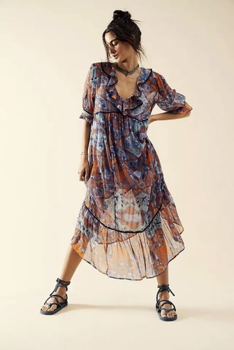 New Free People Camella Maxi Dress Size Xs - 第 1/8 張圖片