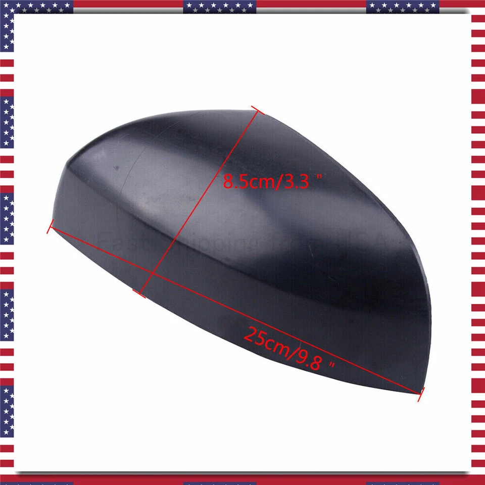 Cubierta trasera del espejo retrovisor delantero izquierdo derecho para Volvo S60 S80 V70 2004 2005 2006 EE. UU. Foto 4 de 4