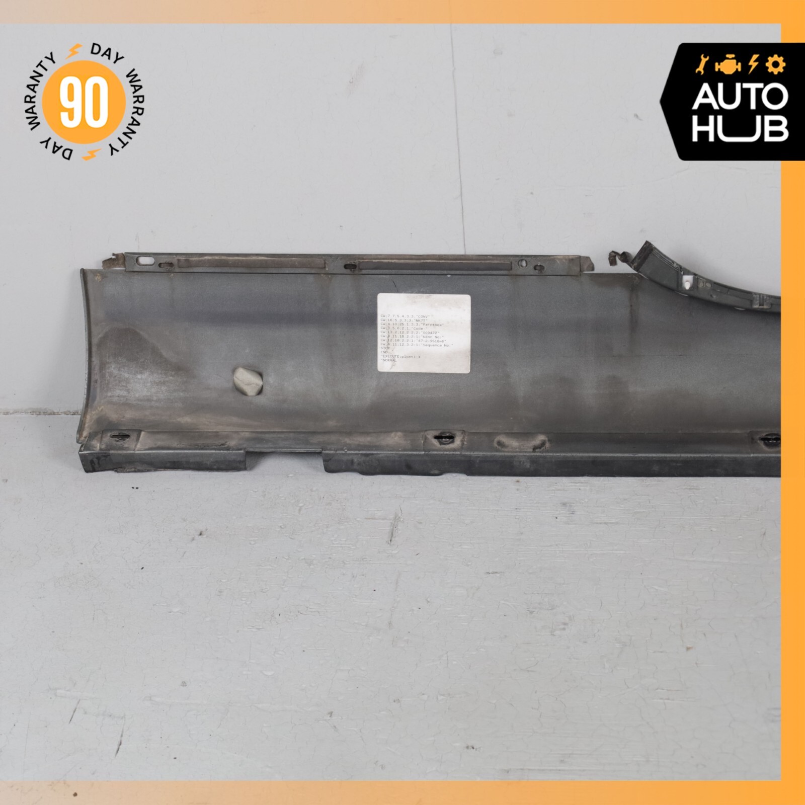 07-11 Bentley Continental GTC Left Driver Side Skirt Rocker Panel OEM