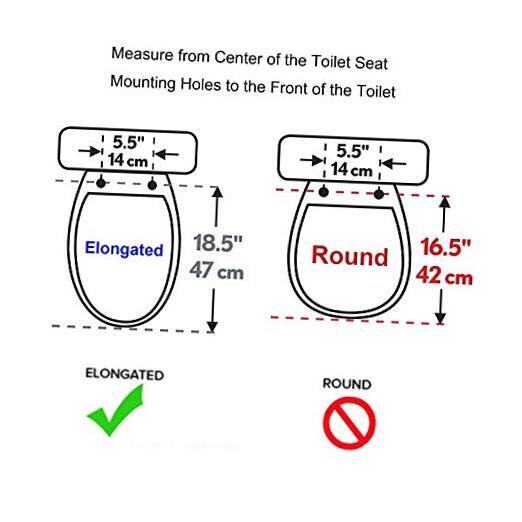 Premium One Click Toilet Seat with Cover(Oval) Easy Elongated White eBay