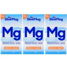 Magnesium Chloride  Calcium, 60 Tablets Each  Value Pack of 3