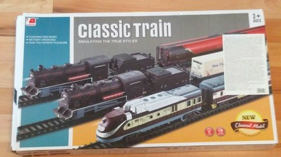 kandytoys retro classic large toy train set with train