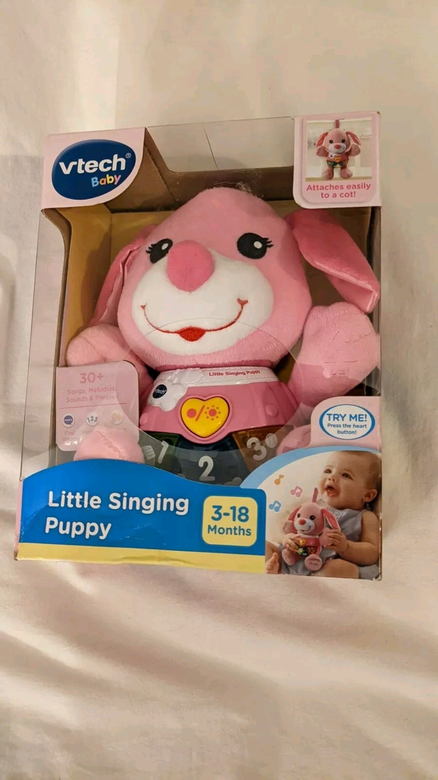 VTech Little Singing Puppy Pink New In Box.