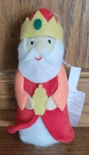 Wondershop One Wise Man Red Outfit Nativity Fabric Ornament 2023 Super Cute New