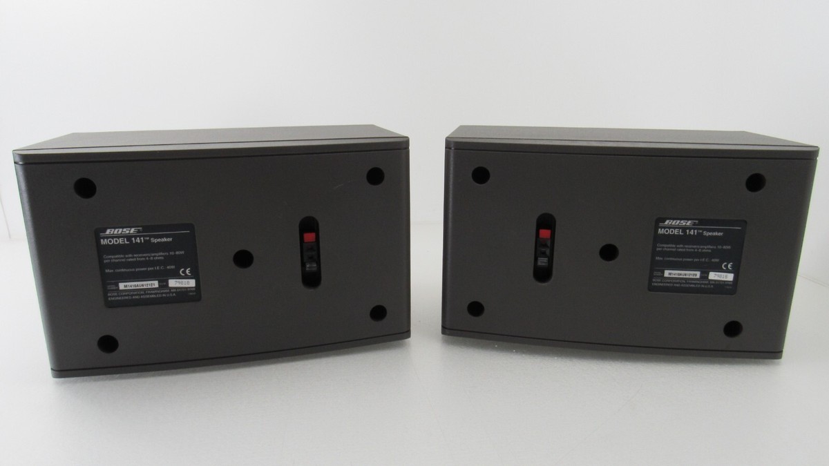Bose 141 Full Range Bookshelf Speakers Left Right Stereo | eBay