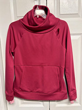 Champion Dark Pink Sweatshirt Athletic Workout Duofold Warm Control Size S