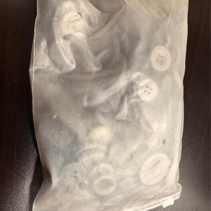 grey buttons - 650 pieces various sizes