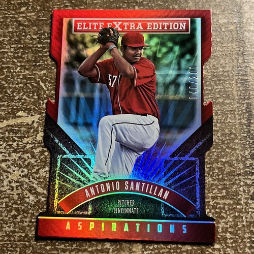 2015 ANTONIO SANTILLAN DONRUSS ELITE ASPIRATIONS DIE CUT /200 (REDS)