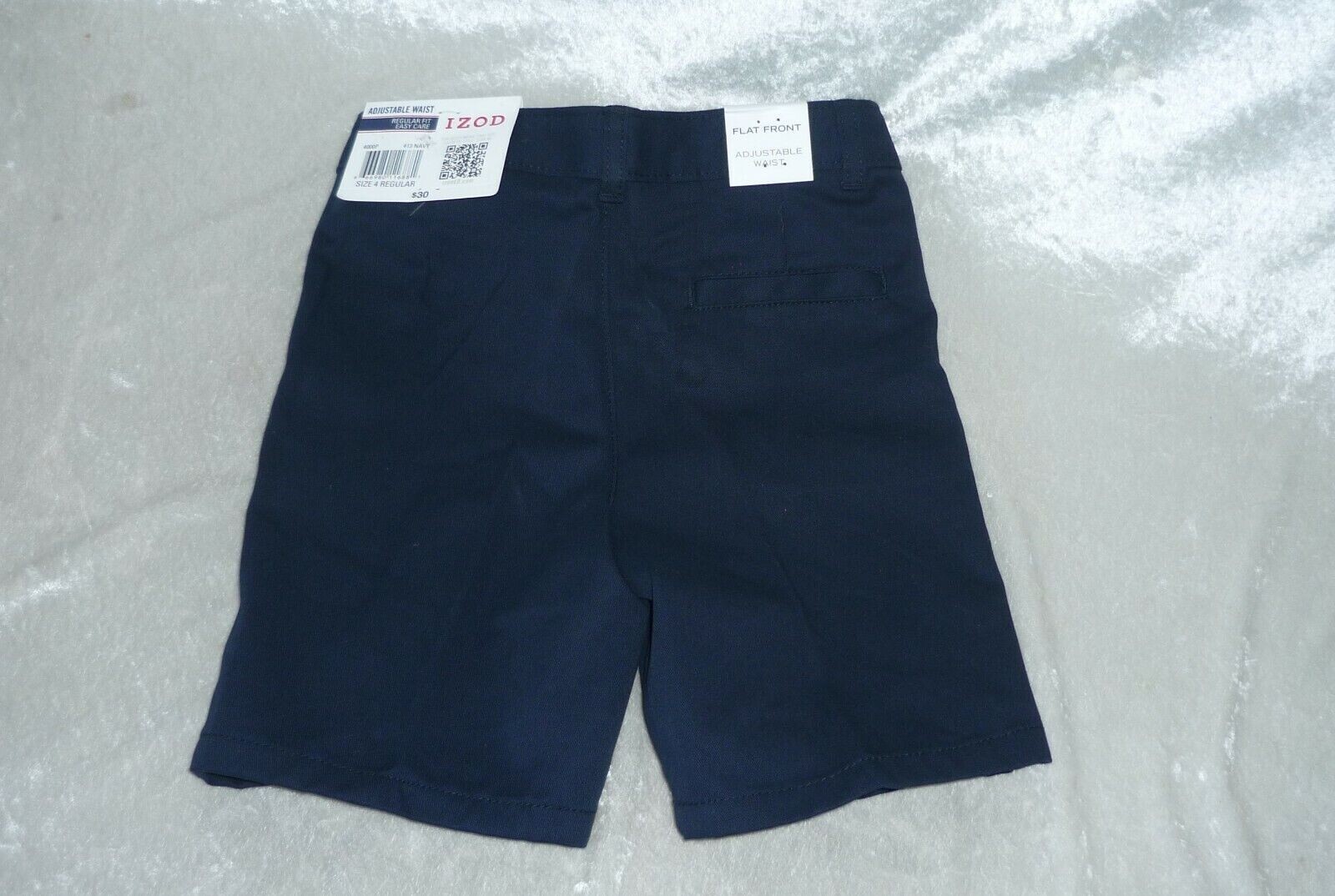 Izod Boys Shorts Adjustable Waist size 4 NEW